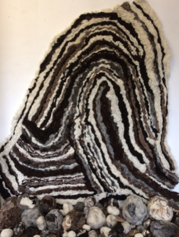 Bedrock (Felted fleece) 240x205x60cm 2017 e1